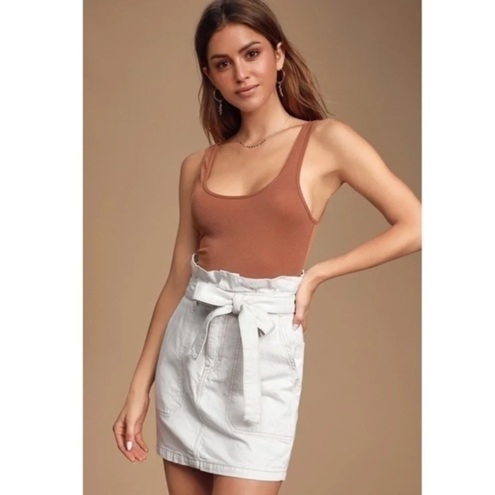 Free People | Paper Bag Waist Mini Skirt